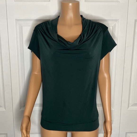 New York & Company Tops - New York & Company NWT Green Cowl Neck Top Size L